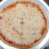 Cheese Pizza · With fresh tomato sauce and mozzarella cheese.