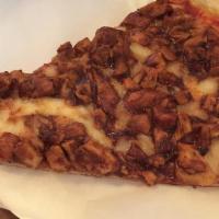 Bbq Chicken Pizza · Crispy round pie topped with BBQ chicken and mozzarella cheese.