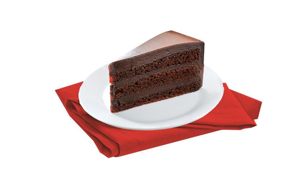Chocolate Mousse Cake · Scrumptious chocolate cake filled with light and fluffy mousse.