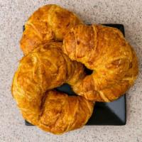 Croissant · Flaky buttery plain croissant.