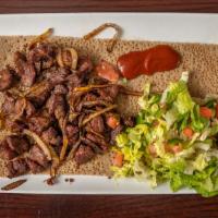 Chef'S Special Tibs · Tender cubes from the shoulder of lamb are rubbed with the chef's blend of Ethiopian seasoni...