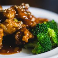 General Tso'S Chicken (깐풍기) · chicken lightly battered and fried in sweet and tangy sauce