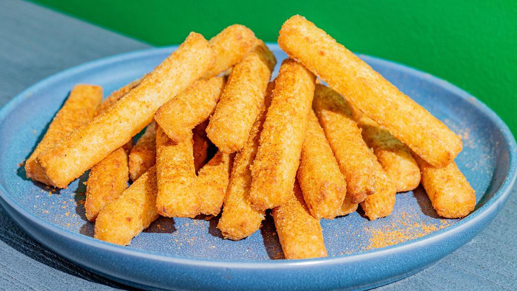 Cassava Fries · Cassava fries (yuca fries) served with a side of deuce-sauce 

Food allergy awareness:  gluten and soy.