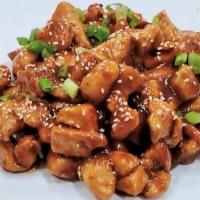 Chicken Teriyaki · This popular Asian-inspired dish features sautéed chicken infused with our homemade sweet, g...