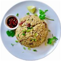 Chinese Sausage Fried Rice · Classic simple and tasty homestyle fried rice.