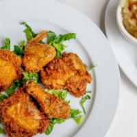 Southern Fried Chicken · Served with potato and vegetable