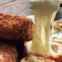 A40 Cheese Pork Cutlet · CHEESE PORK CUTLET WITH MELTED MOZZARELLA CHEESE
COME WITH SALAD, SOUP, RICE