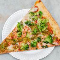 Vegetarian Pizza · Your choice of three vegetables.