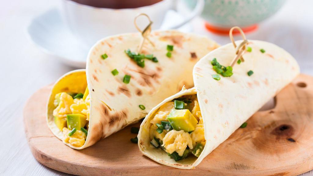 Cali Breakfast Wrap · Delicious Breakfast wrap topped with 2 Egg Whites, Avocado, Tomatoes & Pepper Jack Cheese. Served on customer's choice of wrap.