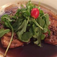 Chicken Paillard · With arugula, pommes frites and balsamic reduction.

*Consuming raw or undercooked meats, po...