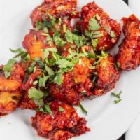 Lasugni Gobhi · crispy cauliflower cooked with garlic