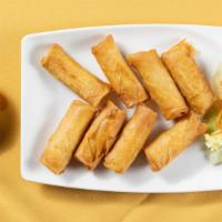 Mini Spring Roll (8 Pieces) · Deep fried mini spring rolls with bamboo shoots, cabbage, carrot and deep fried bean threads...