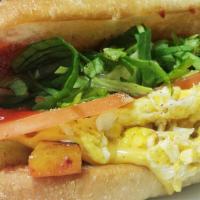 Veggie Grilled Tandoori Sub · Grilled Onions, Peppers, Lettuce, Tomato, Yellow American Cheese & Tandoori Sauce on Grill T...