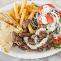 Gyro Platter · Served with french fries.