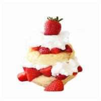 Strawberry Shortcake · Contains: Dairy, Egg, and Gluten. Vanilla marinated strawberry and fresh whipped cream stack...