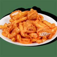 Loaded Fries - Signature Loaded Fries - Buffalo Chicken · Contains: Chicken Strips, Buffalo Sauce *contains egg*