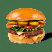 Southwest Cheeseburger · Contains: Pepper Jack, Chipotle, Tomato, Brioche Bun, Hamburger