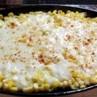 Grilled Corn · Grilled corn with mayo, mozzarella cheese and paprika powder
