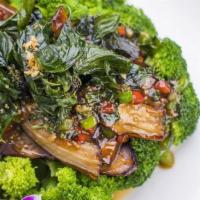 Siam Spicy Eggplant · Spicy. An eggplant lover's dish. Grilled eggplant sautéed with basil and bell peppers in our...