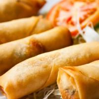 Pork Spring Roll (4 Pcs)猪肉春卷 · 