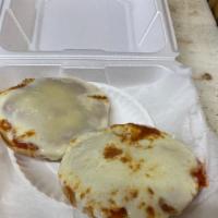 Pizza Bagel · Sliced Mozzarella and Pizza sauce on your choice of Bagel.