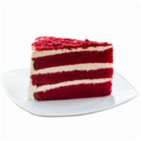 Red Velvet Cake · Moist, classic red velvet cake with rich frosting.
