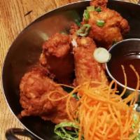 Chicken Wings · Sweet chili sauce on side