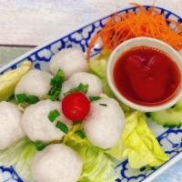 Bkk Steamed Fish!! Balls · Mixed vegetables, squid and special spicy sauce double level!!