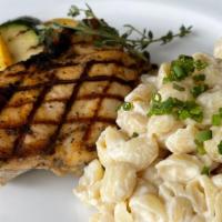 Chicken  Breast · Grilled chicken breast with  your choice of side vegetable