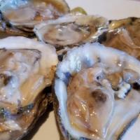 Raw Oysters · One dozen freshly shucked north shore or blue point oysters