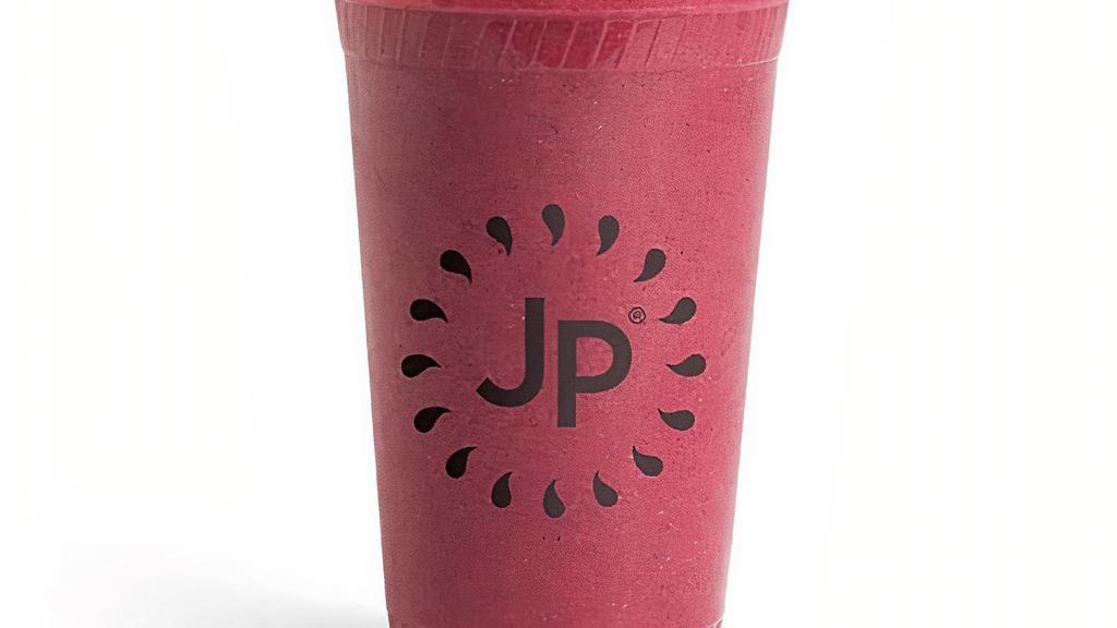 Fountain Of Youth · Strawberry, blueberry, raspberry, banana, chia seeds, flaxseed, agave, and maple+water.