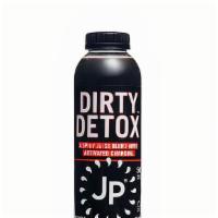 Dirty Detox · Activated charcoal from coconut shells absorb toxins and bad bacteria in the digestive tract...
