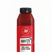 Beets By Jp (16 Fl Oz) · Energizing beet juice mixed with some ginger and lemon. Supports circulation and athletic pe...