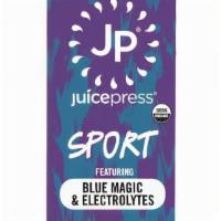 Sport · Blue magic, lemon, lime, electrolytes, maple, and filtered water.