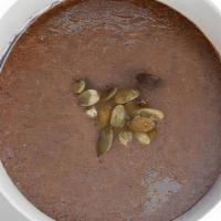 Black Bean Soup Bowl (16 Oz) · Served hot. Black beans, tomato, corn, nutritional yeast, low sodium salt, garlic, onion pow...