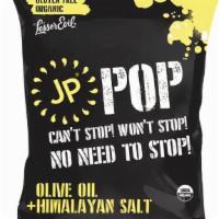Jp Pop Olive Oil · A 6 pack of our organic, gluten-free olive oil and Himalayan salt popcorn.