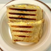 Breakfast Wrap · Bacon and eggs in a gluten free wrap.
Gluten free and dairy free