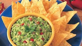 Guacamole And Chips
 · Creamy avocado with tomatoes onions cilantro lime juice and a hint of salt served with deep ...