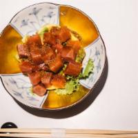 Tuna Avocado · Diced tuna and avocado with wasabi sauce.