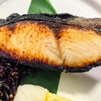 Gindara Shio Koji · Broiled black cod salt marinated rice malt.