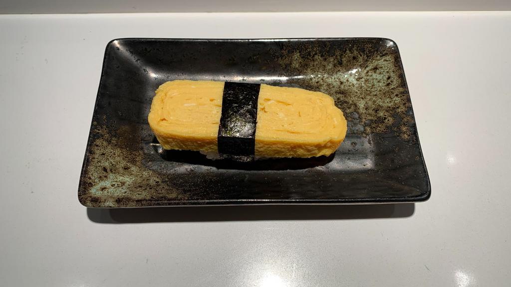 Tamago Sushi · Egg omelet.