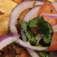 Jalea · Fried seafood, shrimp, fish, calamari, scallops, crab meat and fried yucca with salsa criolla.