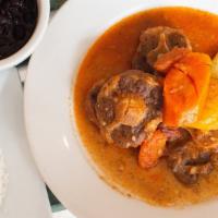 Oxtail Stew With Rice & Beans · 