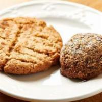 Peanut Butter Cookies · Brown sugar, flaxseed, and oats.