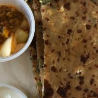 Mixed Vegetable Paratha - 2 Pieces · Mixed Vegetarian