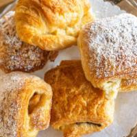French Croissants · (butter, chocolate, apple, sweet cheese, almond)