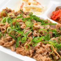 Double Combo · This item is similar to the #1, shredded beef over a bed of rice topped with green onions, b...