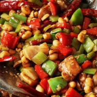 Kung Pao Chicken · Spicy. Served with white or brown rice. Hot and spicy.