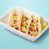 Bbq Ranch Tacos · Order of 3 Tacos. Pulled chicken, Fiery BBQ Sauce, Greek Yogurt Ranch, spiced black beans, s...