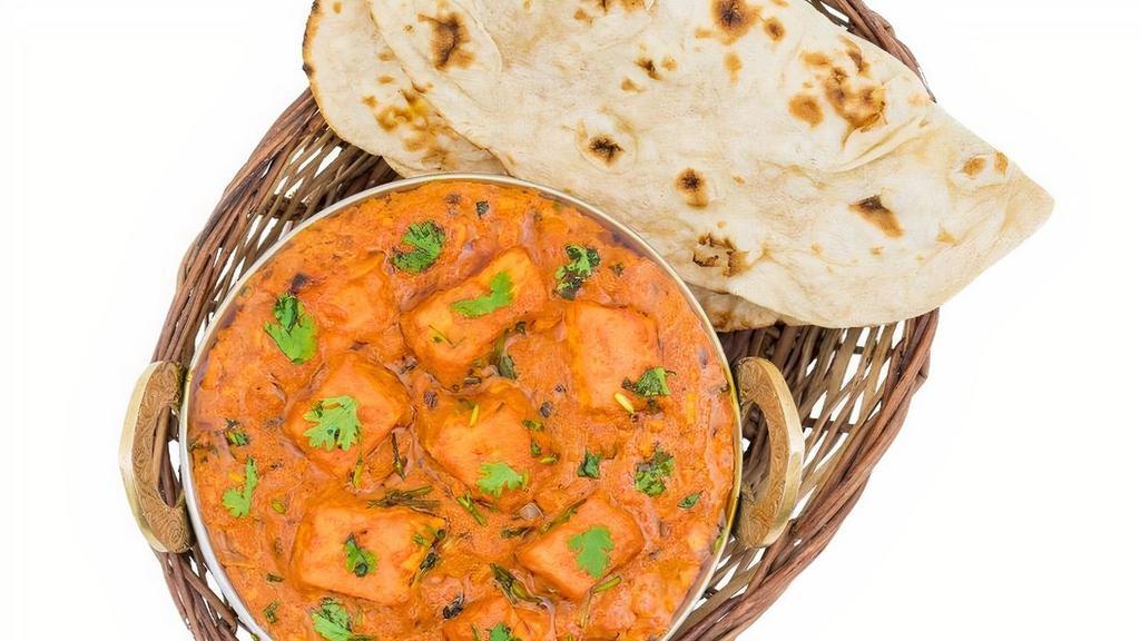 Paneer Tikka Masala · Paneer skewered in tandoor, cooked with onion, bell pepper and rich sauces. Rice will NOT be served with Entrees.